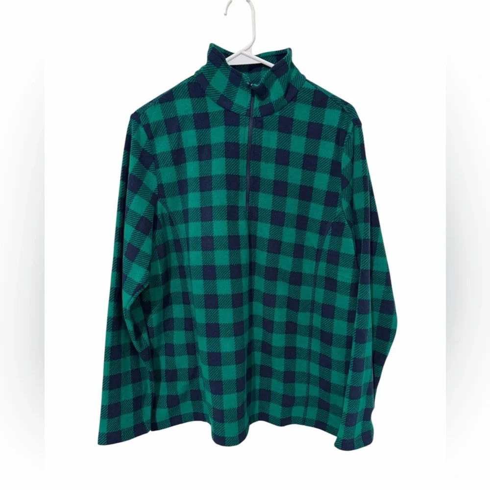 Lands’ End green and blue in a Vintage pullover. - Picture 1 of 8